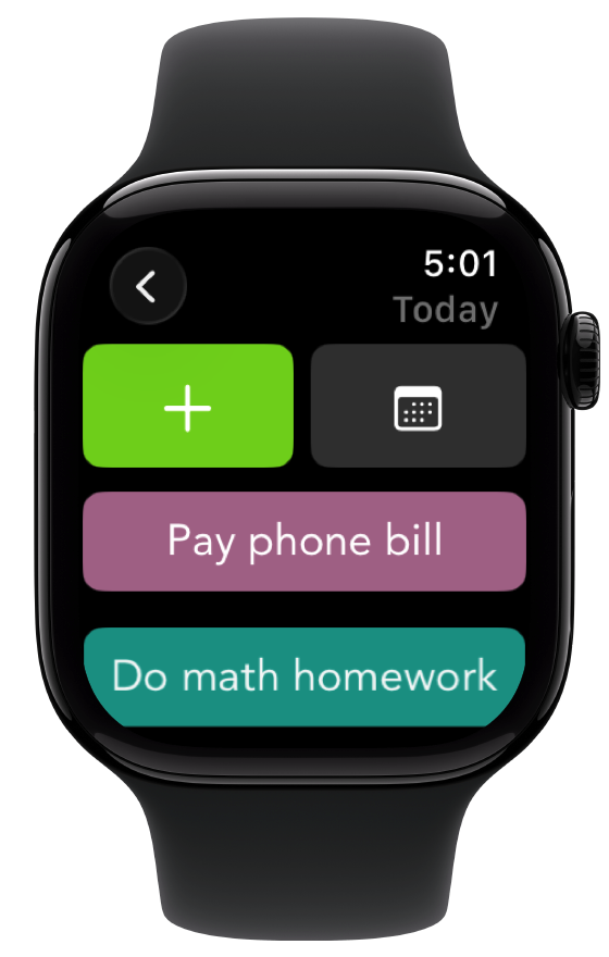 Smart Tasks on Apple Watch