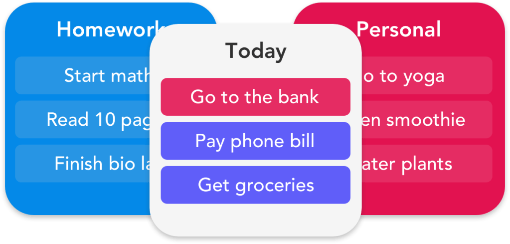 Smart Tasks home-screen widgets